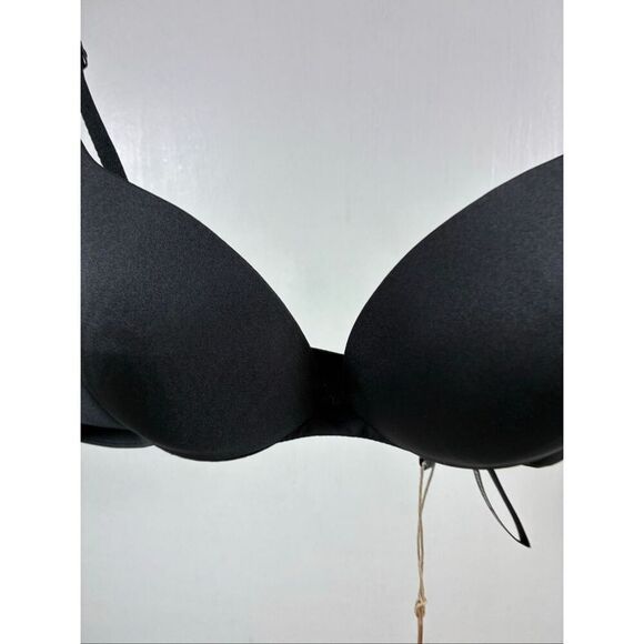 SKIMS NWT Push Up Plunge Bra in Onyx Size 32A - Picture 2 of 9